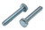 1/4-20 X 2 ZINC PLATED FULL THREAD HEX HEAD TAP BOLT GRADE 5