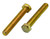 1-8 X 5-1/2 ZINC/YELLOW FULL THREAD HEX HEAD TAP BOLT J429 GRADE 8