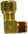 1/2 NPT MALE X 1/2 DOT COMPRESSION 90 DEGREE ELBOW BRASS FITTING