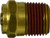 1/8 NPT MALE X 1/4 DOT PUSH TO CONNECT BRASS FITTING
