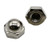 1-8 NICKEL PLATED LOW CROWN ACORN (CAP) NUT