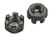 3/4-16 PLAIN FINISH CASTLE (SLOTTED) NUT