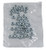 #8-32 ZINC PLATED HEX MACHINE SCREW NUT / BAG QUANTITY: 100 PIECES