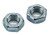 1/4-28 ZINC PLATED LEFT HAND THREAD JAM (THIN) NUT
