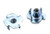 3/8-16 X 5/8 LONG BARRELL ZINC PLATED T-NUT WITH 4 PRONGS