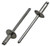 (SSBL6-4S) 3/16 X .250 MAX GRIP STAINLESS STEEL RIVET