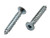 #10 X 1-1/2 ZINC PLATED SQUARE FLAT HEAD TAPPING SCREW TYPE A