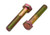 5/16-24 X 2 ZINC/YELLOW HEX HEAD BOLT GRADE 8