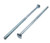 1/2-13 X 12 ZINC PLATED CARRIAGE BOLT (PT) A307 GRADE A