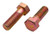 1-1/4 -7 X 4 ZINC/YELLOW HEX HEAD BOLT GRADE 8