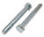 1/2-20 X 4-1/2 ZINC PLATED HEX HEAD BOLT GRADE 5