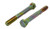 1/2-13 X 4-1/2 ZINC/YELLOW HEX HEAD BOLT GRADE 8