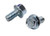 1/4-20 X 1/2 ZINC PLATED SERRATED FLANGE BOLT (FT) GRADE 5