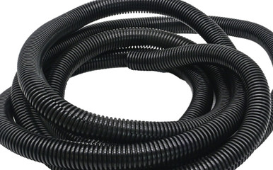 SPOOL WITH 2,500 FEET OF THE 1/4 BLACK SPLIT WIRE LOOM - Fasteners Direct