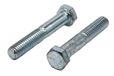 3/8-16 X 2-1/4 ZINC PLATED HEX HEAD BOLT GRADE 5 - Fasteners Direct