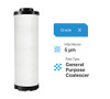 AW50 - AF50-04D-A - SMC-AF50P Replacement Filter Element for SMC AF50-04D-A Housing. 5 Micron Micron OEM alternative.