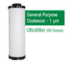 UF203X - Grade X - General Purpose Coalescer - 1 um (FF20/3/AG0120RFF)