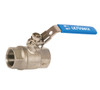 Ball Valve 2-Piece Stainless Steel Self-Venting Lockable - 1"
