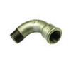 Galvanised Fittings - 90 Degree Bend (M x F) - 3/8"