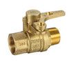 Ball Valve  AGA / Watermark Dual Approved with Brass BRH lockable handle - 3/4"
