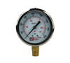 UltraAir Pressure Gauge (Oil) - Bottom Entry (Stainless Steel & Brass) 100 x 3/8"