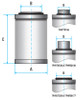 Vacuum Separators Element (Alternative to suite Hydrovane) 59177 / HY59177W