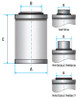 Vacuum Separators Element (Alternative to suite Rietschle) 731-399