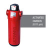 G Series - Red Aluminium Range - ACTIVATED CARBON (0.01 um) 3", 1820 / 1140
