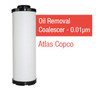 Atlas Copco Grade Y - Oil Removal Coalescer - 0.01 Micron OEM Part No. 2906021500/1202627301 for Housing PD500 - K620AA/K500AA 0.01 Micron Alternative Element suits Domnick Hunter Housing No AA-0620G/AA-0500G, Also IR 92452937, 54739065, Atlas Copco Part