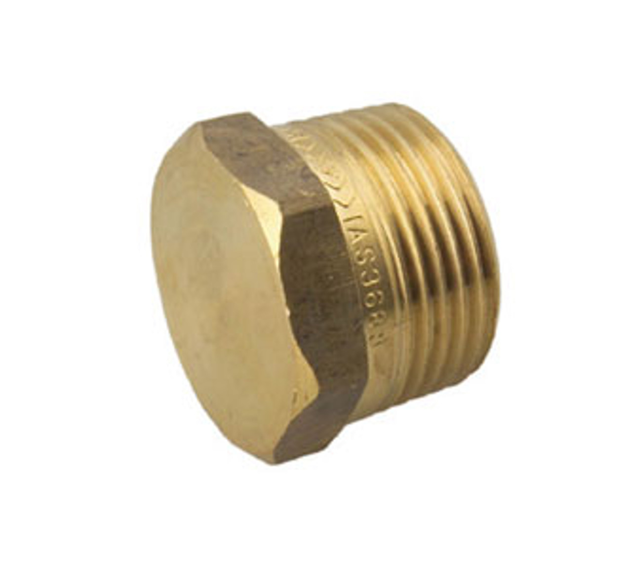 Brass Fitting - Brass Plug 1"