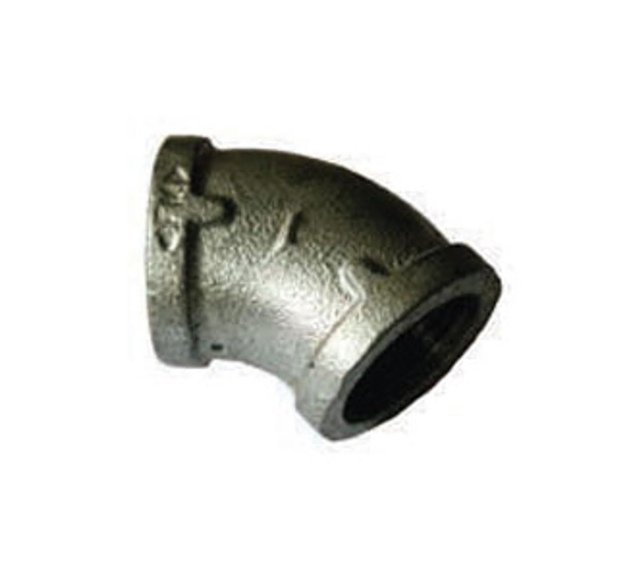 Galvanised Fittings - 45 Degree Elbows (F x F) - 2 1/2"