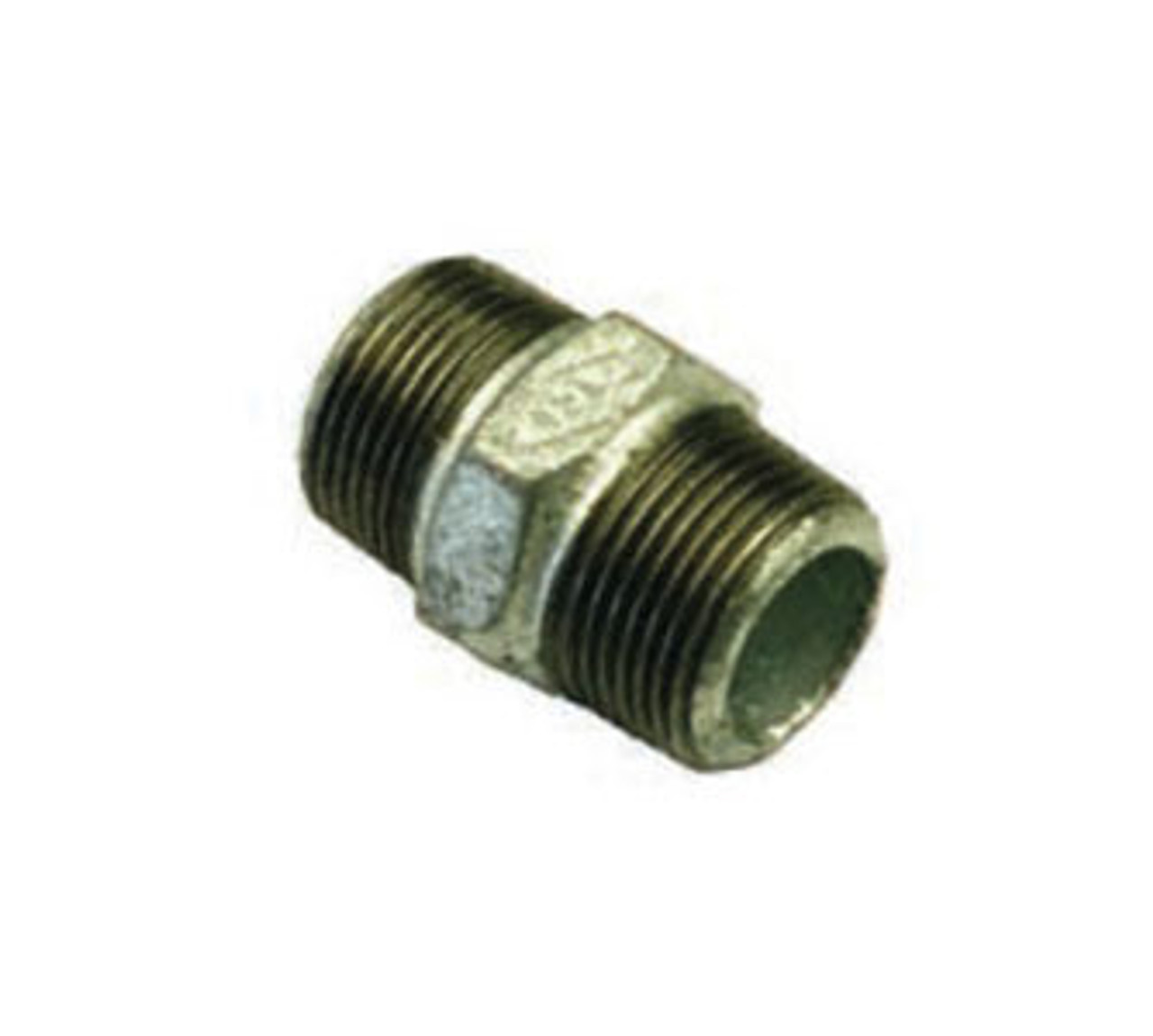 Galvanised Fittings - Hex Nipples - 1 1/2"