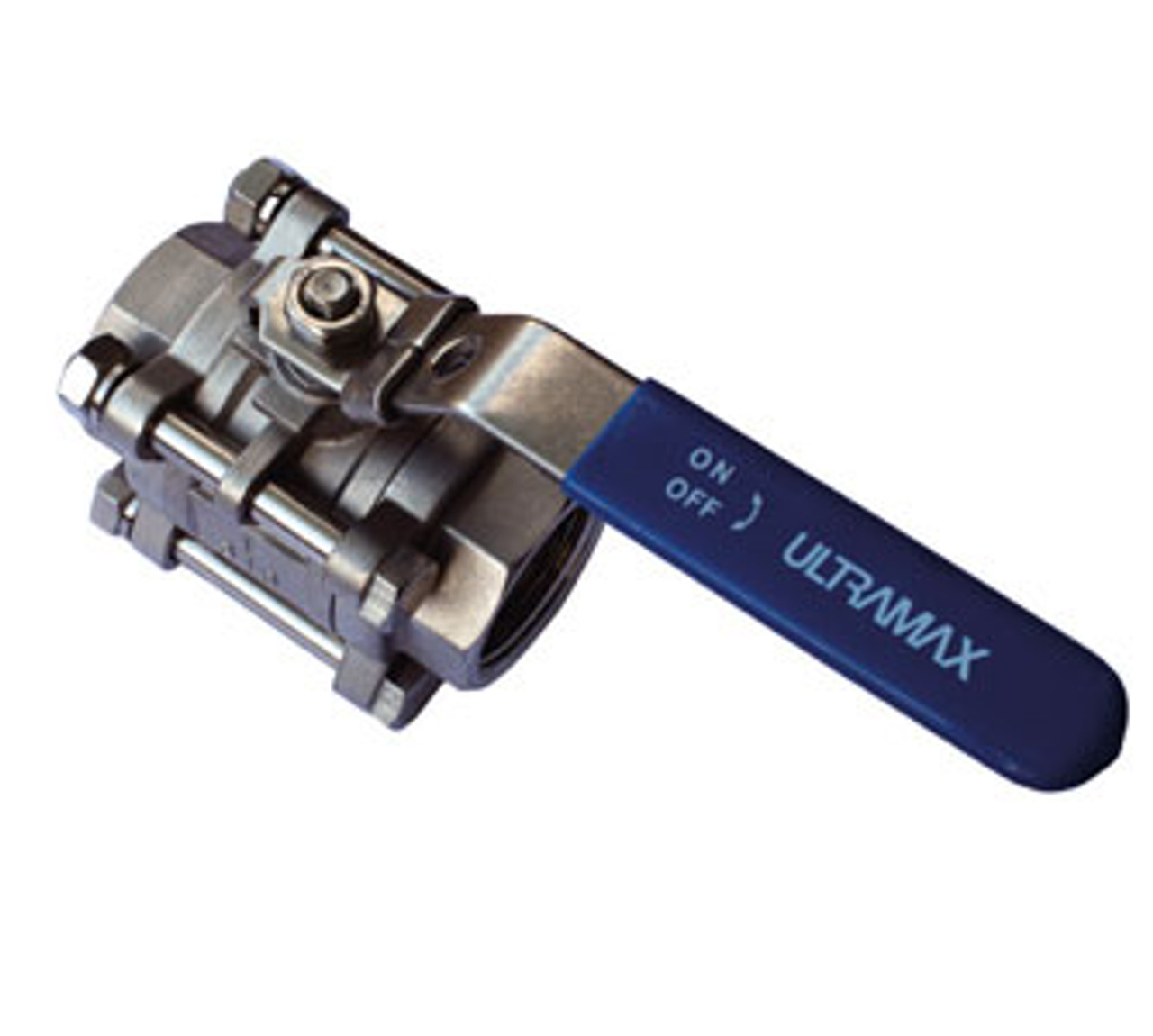 Ball Valve Stainless Steel 3 Piece (Lockable) - 1"