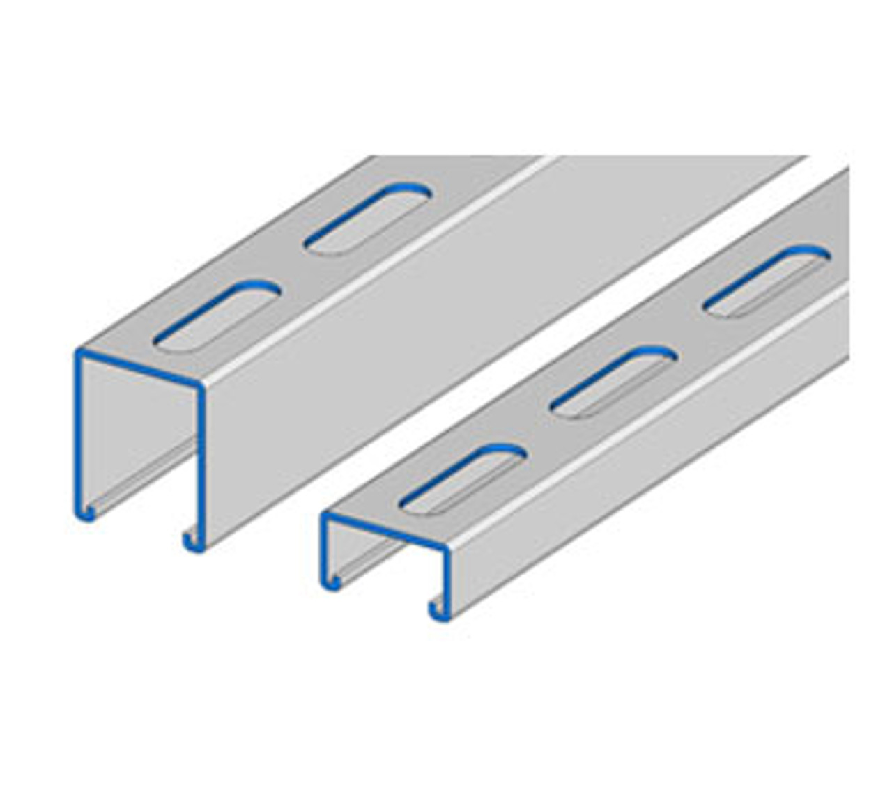 Slotted Strut Galvabond 40 x 20 x 2.5mm x 6m