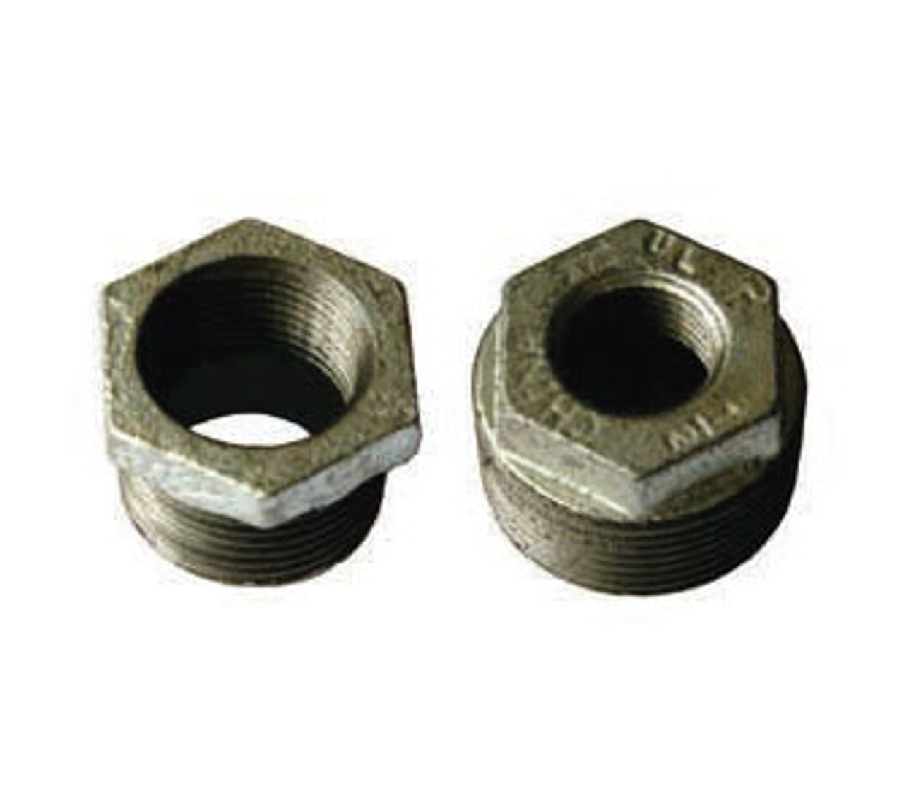 Galvanised Fittings - Reducing Bush 1 1/2" x 1/2"