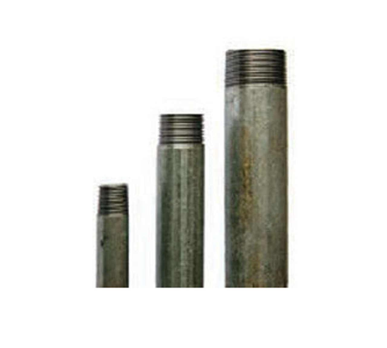 Galvanised Medium Pipe Pieces 3/4" x 150