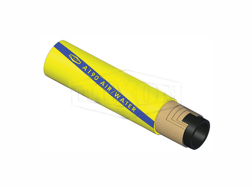 Rubber Air & Water Delivery Hose-Roll-Yellow