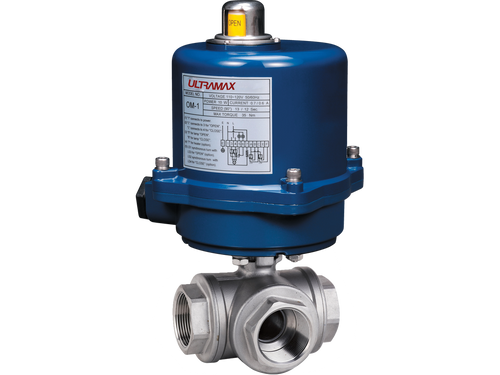 Ultramax 3 Way - Electric On/Off (Nickel Plated Brass Body) - 415V AC | BVTEL50E11