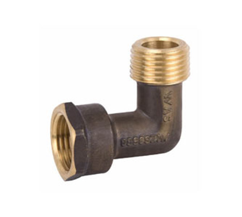 Brass Fitting - M x F Elbow 1/2"