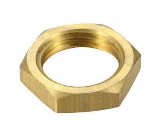 Brass Fitting - Lock Nut 1/4"