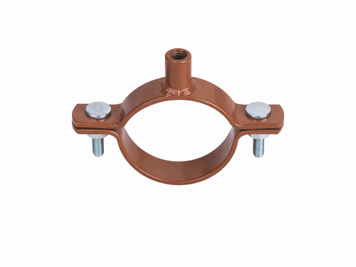 M10 Copper Pipe Welded Nutclip - Powder Coated Brown | CPWC200