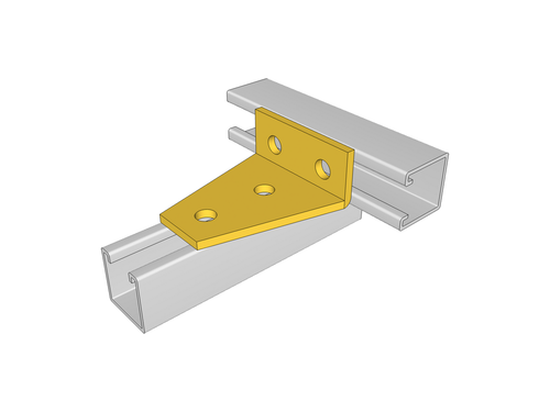 Wide Tee  Galvanised 4 Hole | WTG4011