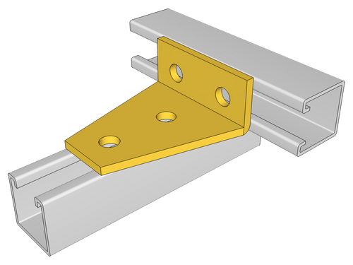 Ultramax Wide Tee  Galvanised 4 Hole | WTG4011