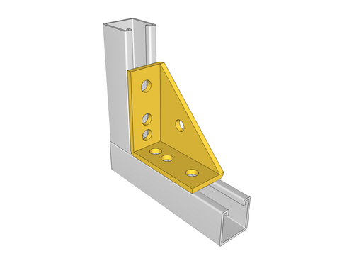 Ultramax Braced Bracket Galvanised 4 Hole | BBGL4011-4