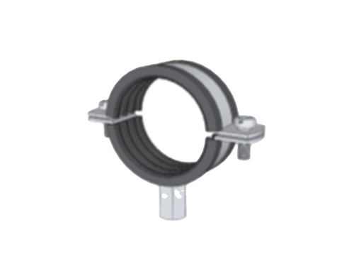 Galvanised Acoustic Pipe Clip M8/M10 Dual Thread Nut | GCL64