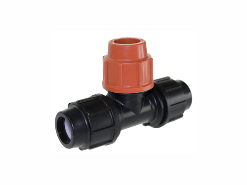 90° Tee Connector - Poly To Copper | PCT2525