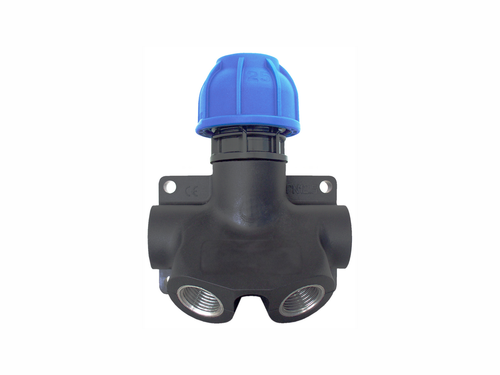 4 Outlet Terminal Block - Kit (Terminal, Male Adaptor & Spacer Block) - 4 | ALTB4KP2515