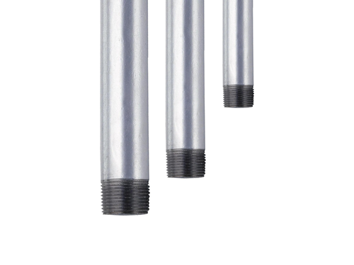 Galvanised Medium Pipe Pieces PE (BS 1387-85) Both Ends BSP Taper | GPP50/100