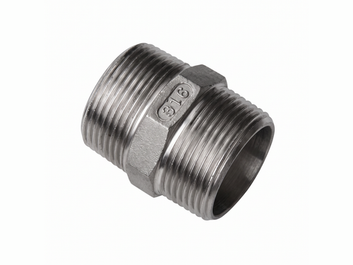 Hex Nipples (Stainless) | SSHN40