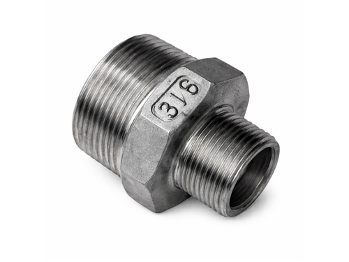 Reducing Hex Nipples (Stainless) | SSRHN2515